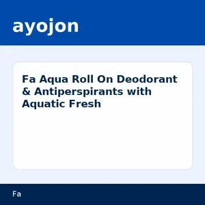 Fa Aqua Roll On Deodorant & Antiperspirants with Aquatic Fresh