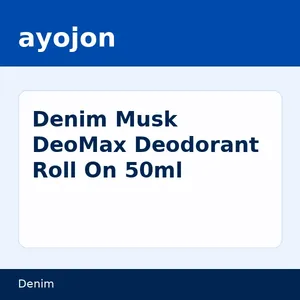 Denim Musk DeoMax Deodorant Roll On 50ml