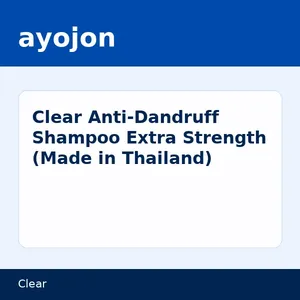 Clear Anti-Dandruff Shampoo Extra Strength (Made in Thailand)