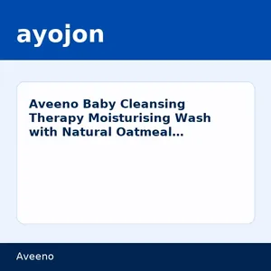 Aveeno Baby Cleansing Therapy Moisturising Wash with Natural Oatmeal & provitamin B5 for Eczema-prone Skin 236ml