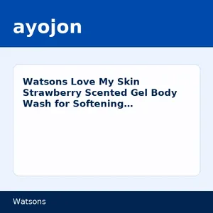 Watsons Love My Skin Strawberry Scented Gel Body Wash for Softening & Moisturising
