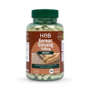 Holland & Barrett Korean Ginseng 1500mg 180 Capsules (Box of 180)
