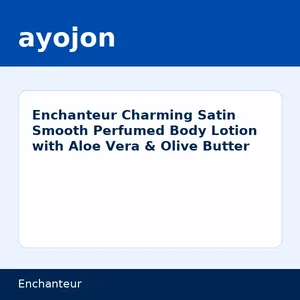 Enchanteur Charming Satin Smooth Perfumed Body Lotion with Aloe Vera & Olive Butter
