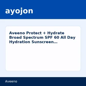 Aveeno Protect + Hydrate Broad Spectrum SPF 60 All Day Hydration Sunscreen with Prebiotic Oat