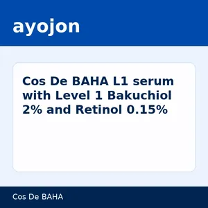 Cos De BAHA L1 serum with Level 1 Bakuchiol 2% and Retinol 0.15%
