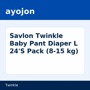 Savlon Twinkle Baby Pant Diaper L 24'S Pack (8-15 kg)