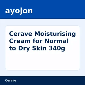 Cerave Moisturising Cream for Normal to Dry Skin 340g