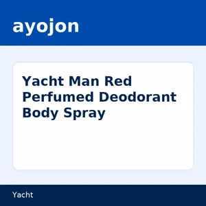 Yacht Man Red Perfumed Deodorant Body Spray