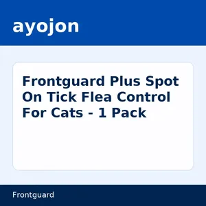 Frontguard Plus Spot On Tick Flea Control For Cats - 1 Pack