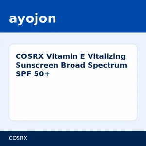 COSRX Vitamin E Vitalizing Sunscreen Broad Spectrum SPF 50+