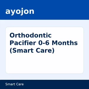 Orthodontic Pacifier 0-6 Months (Smart Care)