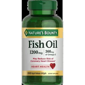 Nature's Bounty Fish Oil 360mg of Omega3 200 Capsules (Box of 200)