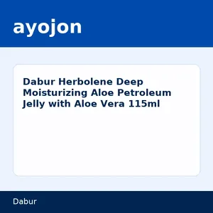 Dabur Herbolene Deep Moisturizing Aloe Petroleum Jelly with Aloe Vera 115ml