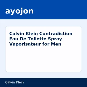 Calvin Klein Contradiction Eau De Toilette Spray Vaporisateur for Men