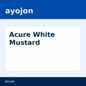 Acure White Mustard - সাদা সরিষা দানা