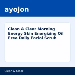 Clean & Clear Morning Energy Skin Energizing Oil Free Daily Facial Scrub