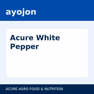 Acure White Pepper - একিউর সাদা গোল মরিচ 50g
