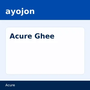 Acure Ghee - একিউর ঘি
