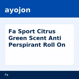 Fa Sport Citrus Green Scent Anti Perspirant Roll On
