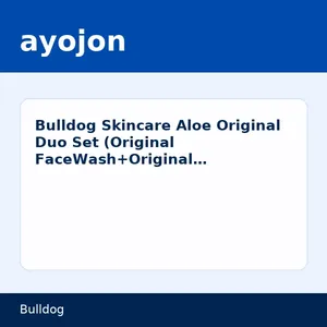 Bulldog Skincare Aloe Original Duo Set (Original FaceWash+Original Moisturiser)