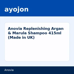 Anovia Replenishing Argan & Marula Shampoo 415ml (Made in UK)