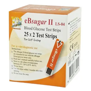 EB Sugar Blood Glucose Strip 50's Pack
