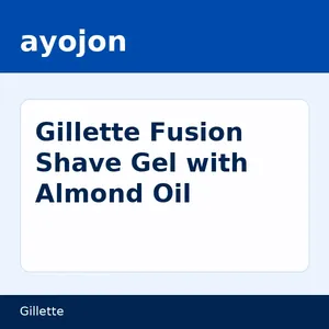 Gillette Fusion Shave Gel with Almond Oil