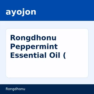 Rongdhonu Peppermint Essential Oil (পেপারমিন্ট এসেনশিয়াল অয়েল