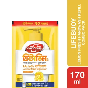 Lifebuoy Handwash Lemon 170ml X 2