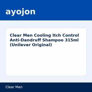Clear Men Cooling Itch Control Anti-Dandruff Shampoo 315ml (Unilever Original)