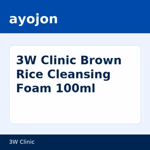 3W Clinic Brown Rice Cleansing Foam 100ml