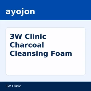 3W Clinic Charcoal Cleansing Foam