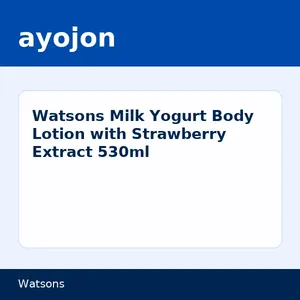 Watsons Milk Yogurt Body Lotion with Strawberry Extract 530ml