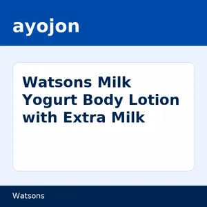 Watsons Milk Yogurt Body Lotion with Extra Milk