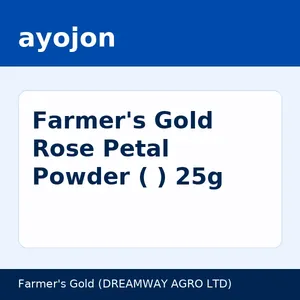 Farmer's Gold Rose Petal Powder (গোলাপ পাপড়ি গুঁড়া) 25g
