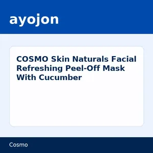 COSMO Skin Naturals Facial Refreshing Peel-Off Mask With Cucumber