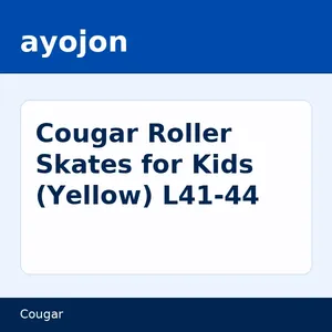 Cougar Roller Skates for Kids (Yellow) L41-44