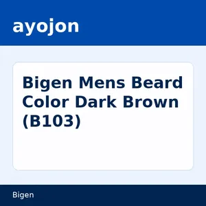 Bigen Mens Beard Color Dark Brown (B103)