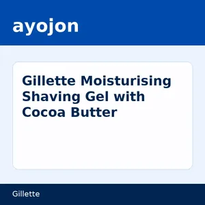 Gillette Moisturising Shaving Gel with Cocoa Butter