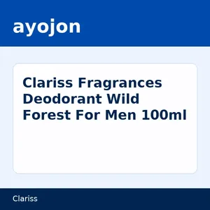 Clariss Fragrances Deodorant Wild Forest For Men 100ml