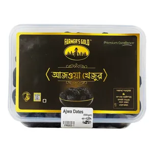 Farmer's Gold Ajwa Khejur (Dates) (আজওয়া খেজুর) 500g