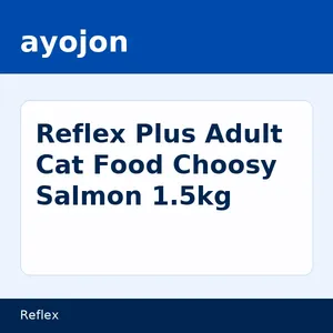 Reflex Plus Adult Cat Food Choosy Salmon 1.5kg
