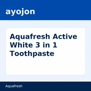 Aquafresh Active White 3 in 1 Toothpaste