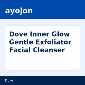 Dove Inner Glow Gentle Exfoliator Facial Cleanser