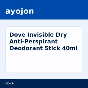 Dove Invisible Dry Anti-Perspirant Deodorant Stick 40ml