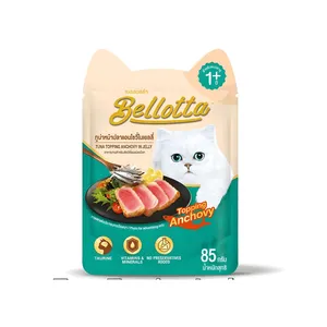 Bellotta Adult Pouch Tuna Topping Anchovy in Jelly 85gm
