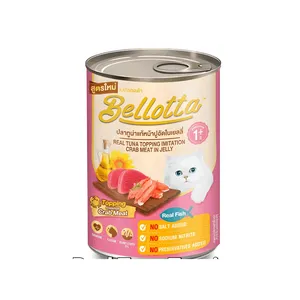Bellotta Real Tuna Topping Crab in Jelly 400g