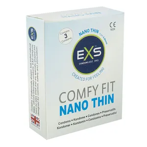 EXS Comfy Fit Nano Thin Condom 3's Pack