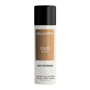 Bellavita OUD White Fine Fragrance Luxury Body Spray for Men & Women 150ml