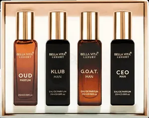 Bella Vita Luxury Perfume Gift Set For Men (20ml X 4)